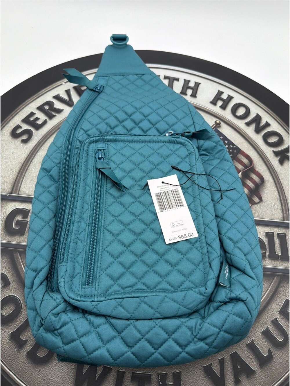Adventure Ready: Vera Bradley Forever Green Sling - Made from Recycled Cotton!